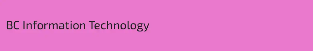 BC Information Technology